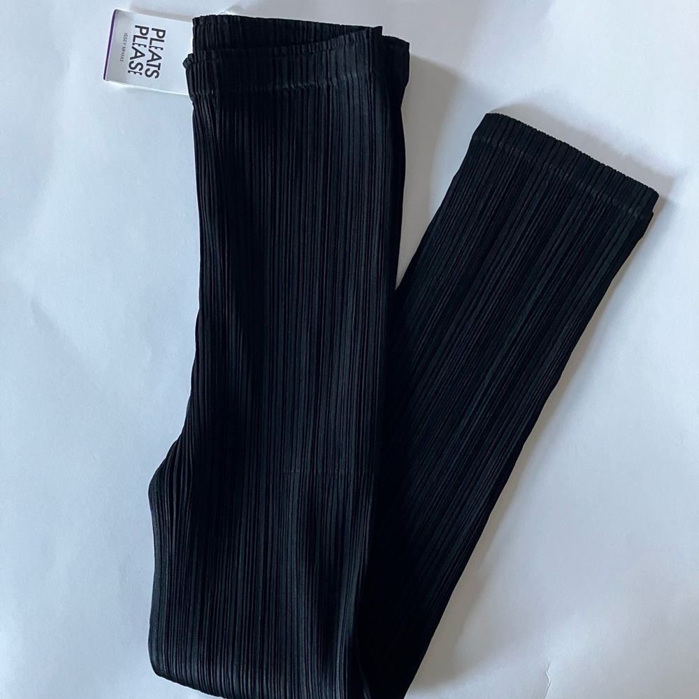 PLEATS PLEASE ISSEY MIYAKE trousers in black